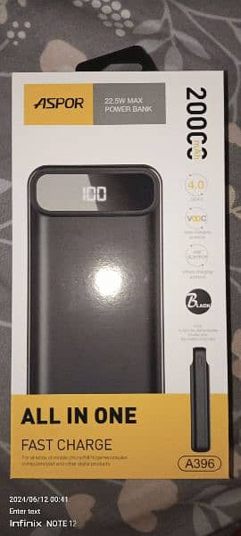 I have New Aspor power bank whatapp me 03224711117 3