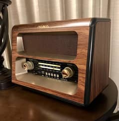 Vintage antique prunus Radio