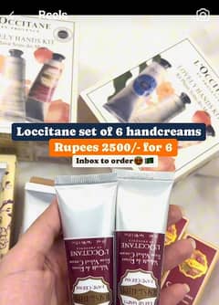 Loccitane Hand Creams travel size30ml