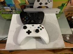 Xbox one s with two controller