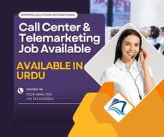 Call Centre Job | Male & Female Staff Required | Hiring Has Started
