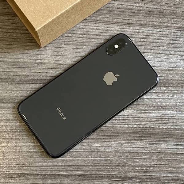 Iphone x 256 gb PTA Approved water sealed (Space Grey) 1