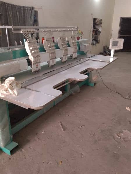 4 hd embroidery machine 400 by 600 new condition high speed 1