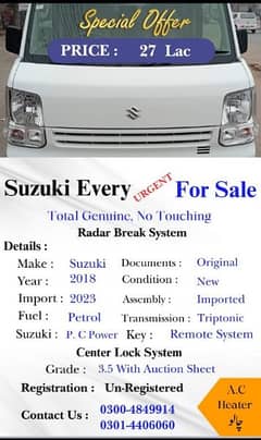 Suzuki Every for Sale 0301-4406060