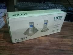 alcom cordless phone box pack imported pair with accessories