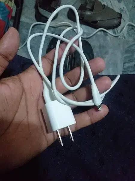 Iphone charger. with good cable. working perfect 0