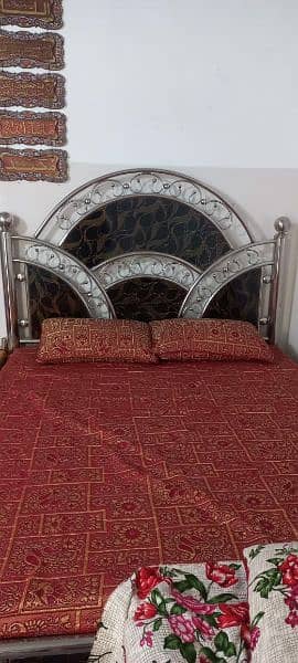 Steel Bed and Mattress Only 2 Week Use 0