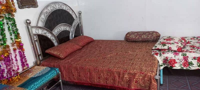 Steel Bed and Mattress Only 2 Week Use 2