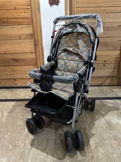 Baby pram and high chair