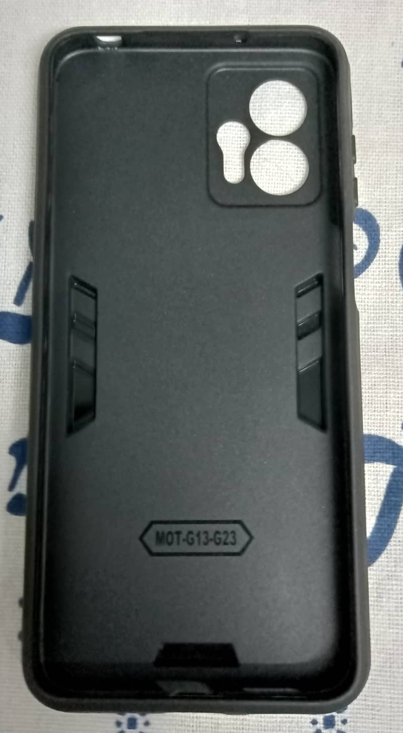 Moto G-23 Anti-Drop Armour Phone Case with free Airbag Screen Cover 2