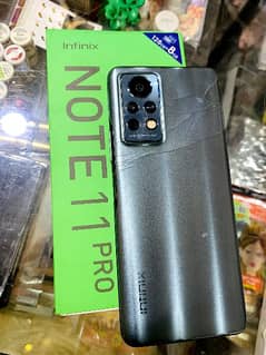 infinix Note 11 pro 8+⁵/128 box and+original+charger+cable