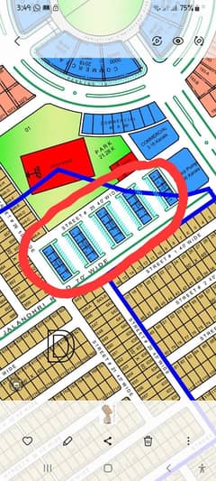 5Mrla mini commercial Pair Plot for sale size 30+40 front back open D block in topcity-1