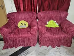 5 seater sofa with new cover