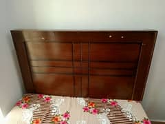 2 Single bed beautiful design with all wood frame