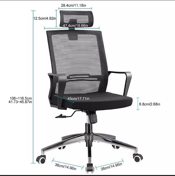 Office revolving chair, computer chairs, Executive mesh chair 3