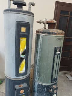Two tower geysers (both 35 gallons) for sale at reasonable price.