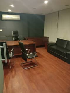 FARNSHED OFFICE FOR RENT IN MAIN BOULEVARD GULBERG III