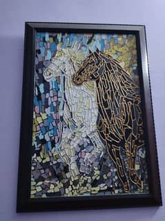 Acrylic Horses painting