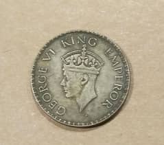 1 rupee 1939 WWII