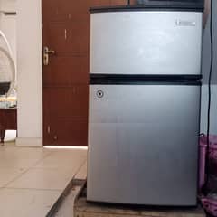 small fridge double door