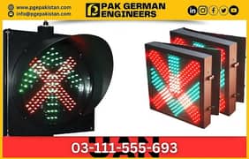 Red Cross Green Arrow |Traffic Signal Light | LED |Flasher|Manfacture