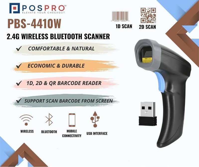 Brand New Barcode Scanner 1D ~ 2D ~ QR (Cash On Delivery) 13