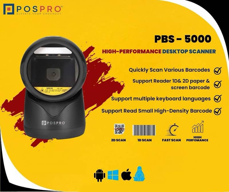 Brand New Barcode Scanner 1D ~ 2D ~ QR (Cash On Delivery) 14