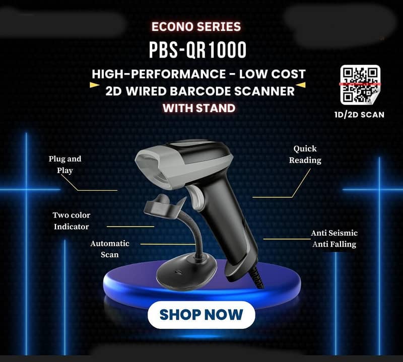 Brand New Barcode Scanner 1D ~ 2D ~ QR (Cash On Delivery) 16