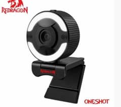 redregon oneshot GW910 1080p high resolution webcam with LED light