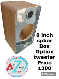 8 inch spker box option tweeter price 1300