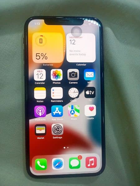 iPhone X whater pak all notifications show 0