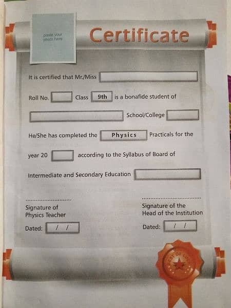 Chemistry Star Practical Notebook 9/10 (Phy,Comp,Bio also available) 4