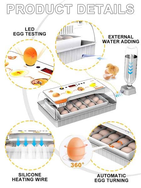 imported egg incubators AC and DC 17