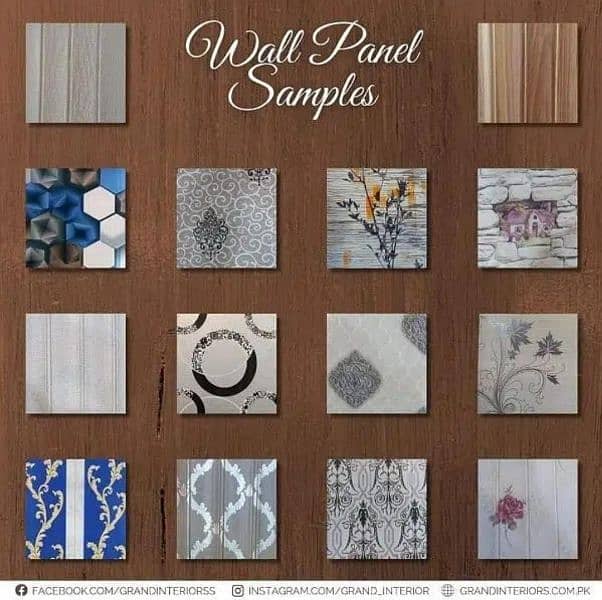 Wallpapers wall morals wall panels wpvc panels by Grand interiors 0