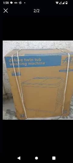 anex washing machine twin tub box pack ha