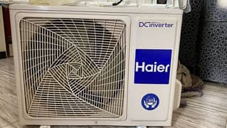 Haier dc inventor ac 1 ton slide used