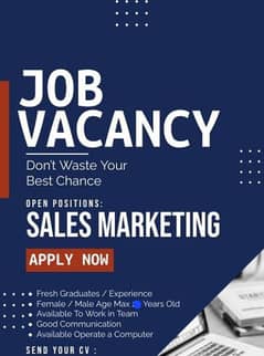 sales and marketing Indore office work
