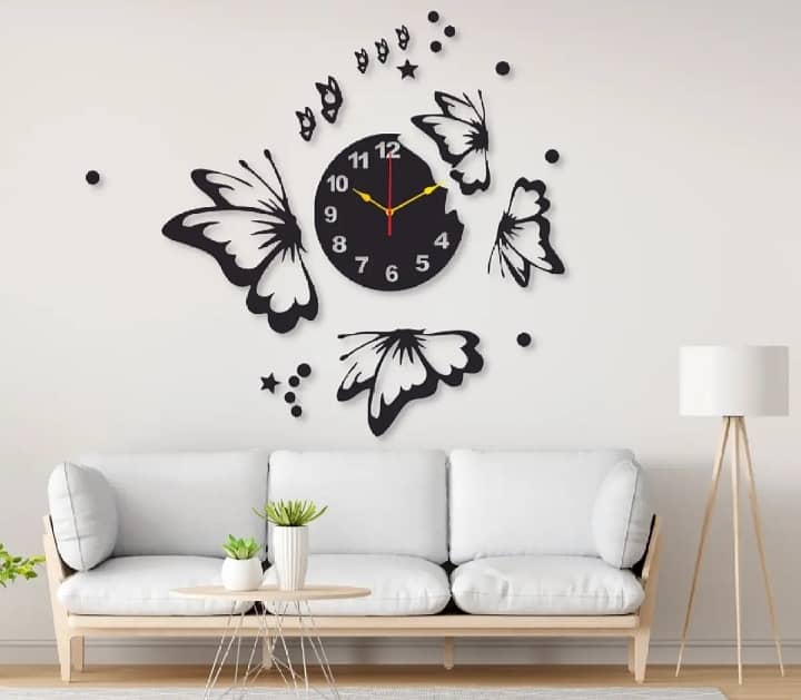 3D wall clock 0