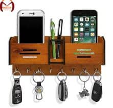 Mobile Phone Wall Hanger with key chain