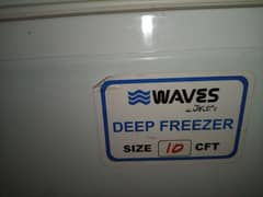 waves 1 door freezer new urgent sale size 10 cubic