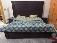 Full Size Double Bed full heavy pure wooden made