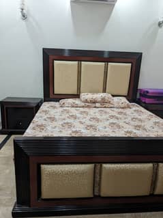 Solid Wooden Bed Set For Sale