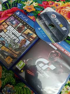 GTA 5 premium edition and Gran trismo sport rare and fifa 16