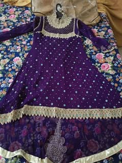 embroidered hand work suit