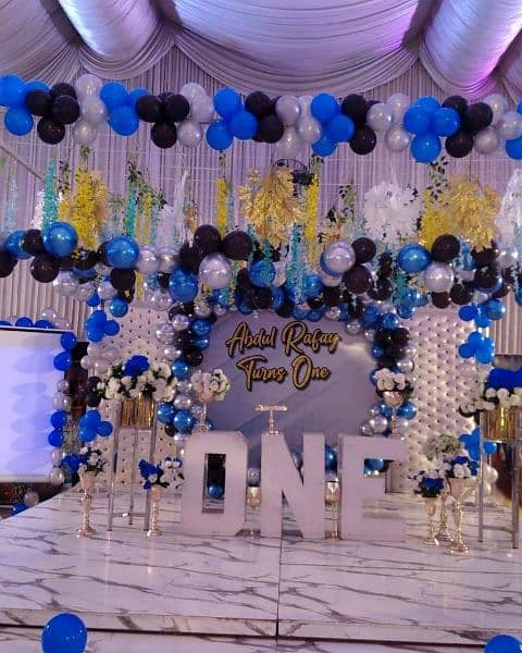 Balloon decore/birthday/aqeeqa decor/baby welcome/magic show/jumping 3