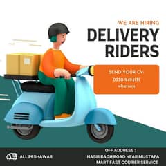 Delivery rider Required