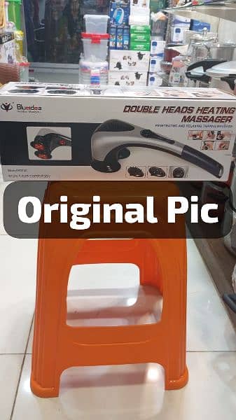 New) Double Heads Heating Massager Relax Tapping Vibration Massager