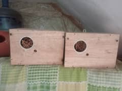 2 wooden birds breeding boxes plus 2 free breeding miti boxes