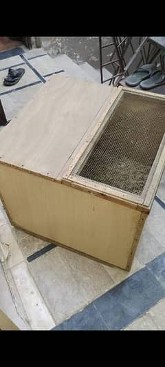 HIGH QUALITY WOODEN CHIPBOARD ORDER MADED CAGE (FRESH CONDITION)