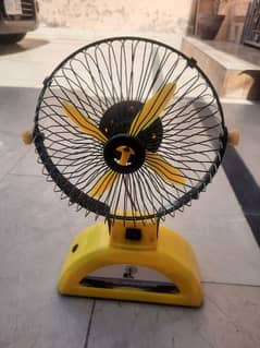 Recharge able fan 3 hour bettery timing